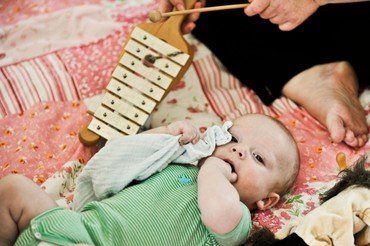 Baby leger med musik legetøj
